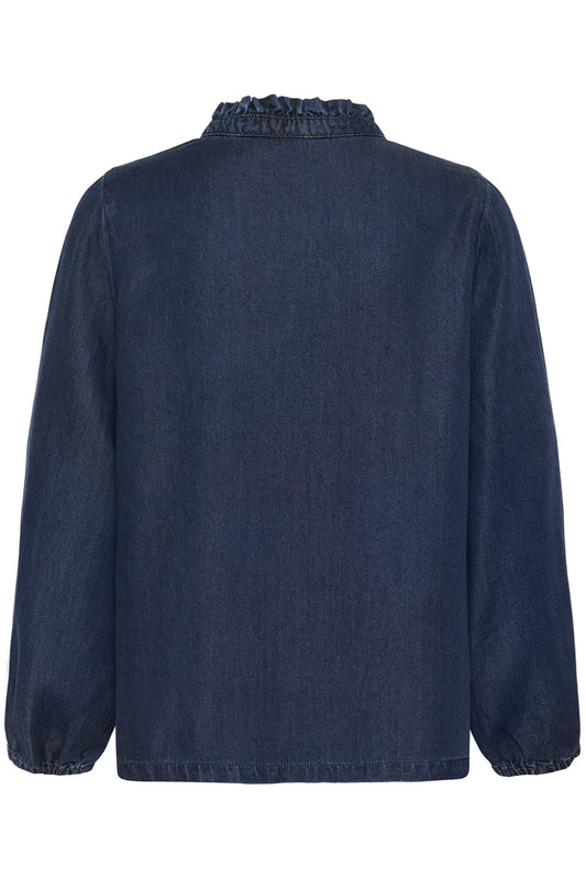 Culture Ilsa Shirt Dark Blue Wash
