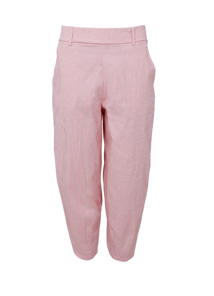 Black Colour Mallory Barrel Pant Rose