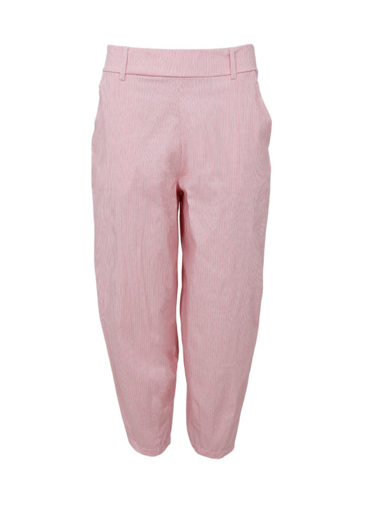 Black Colour Mallory Barrel Pant Rose