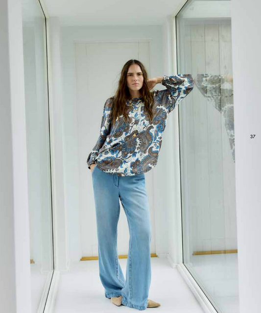 Katrin Uri Provence Trouser Lt Denim Vash