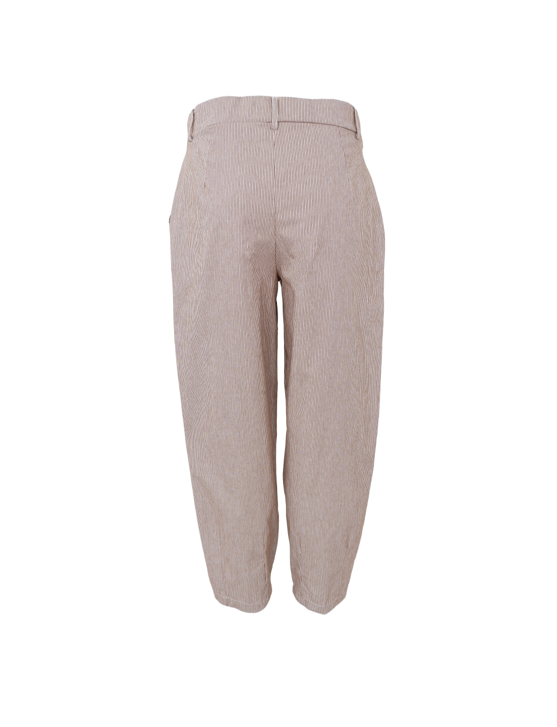 Black Colour Mallory Barrel Pant Espresso