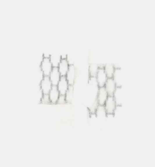 HÉST Gera Mittens Offwhite