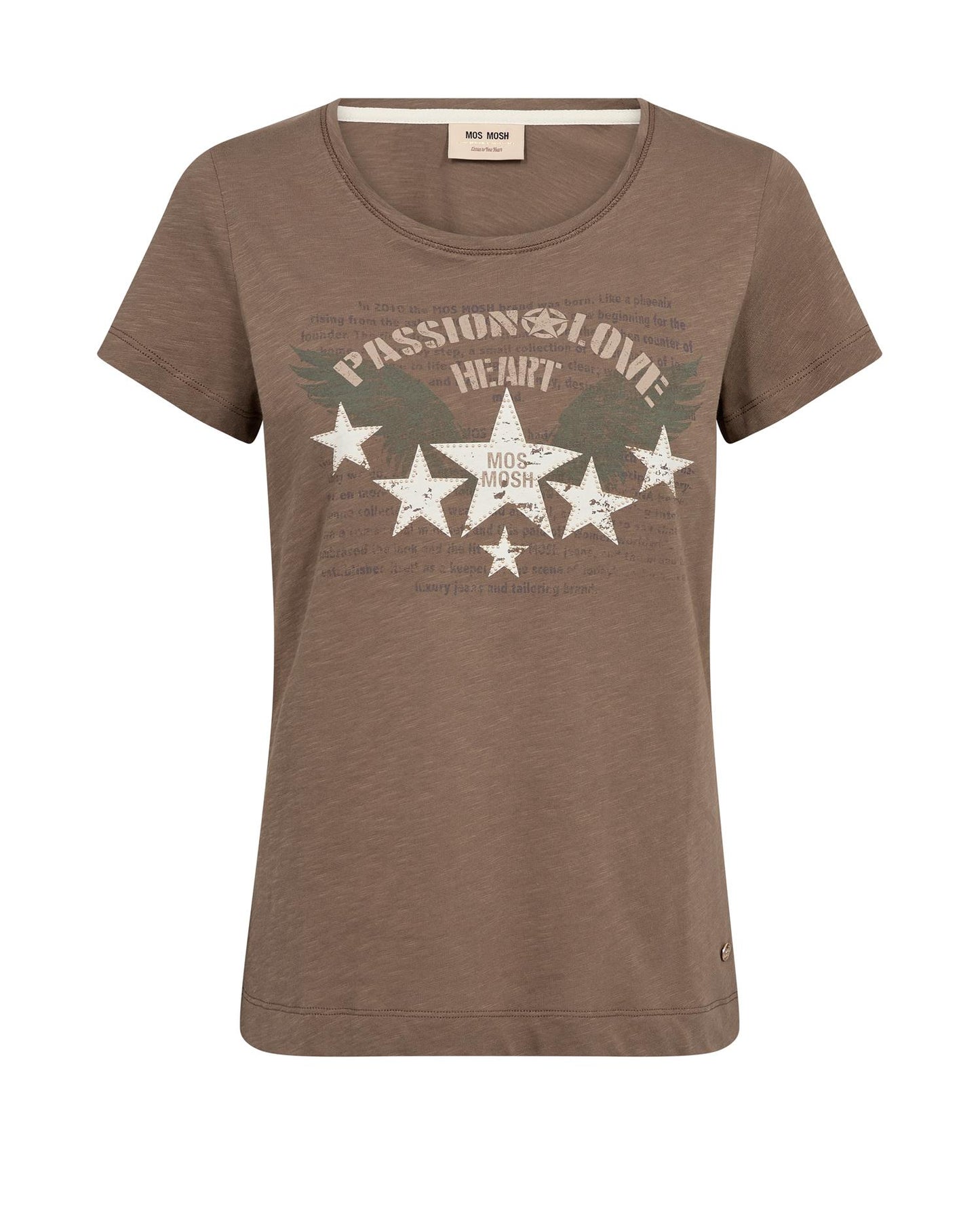 Mos Mosh Zibba O-SS Tee Chocolate Chip
