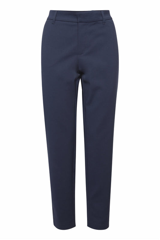 Pulz Bindy HW Pant Ankl Skinny blue