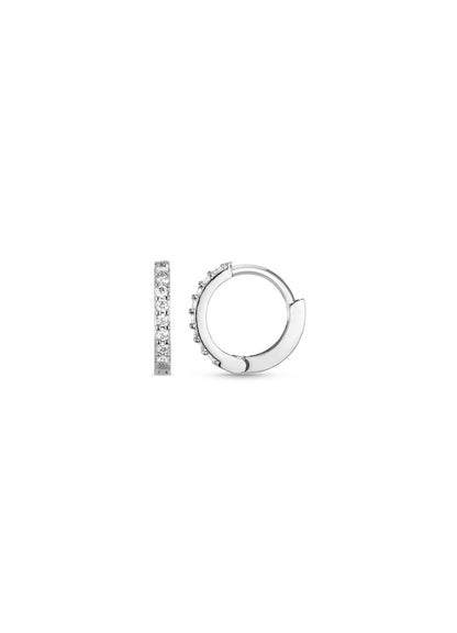 Orelia Pave Mini Silver
