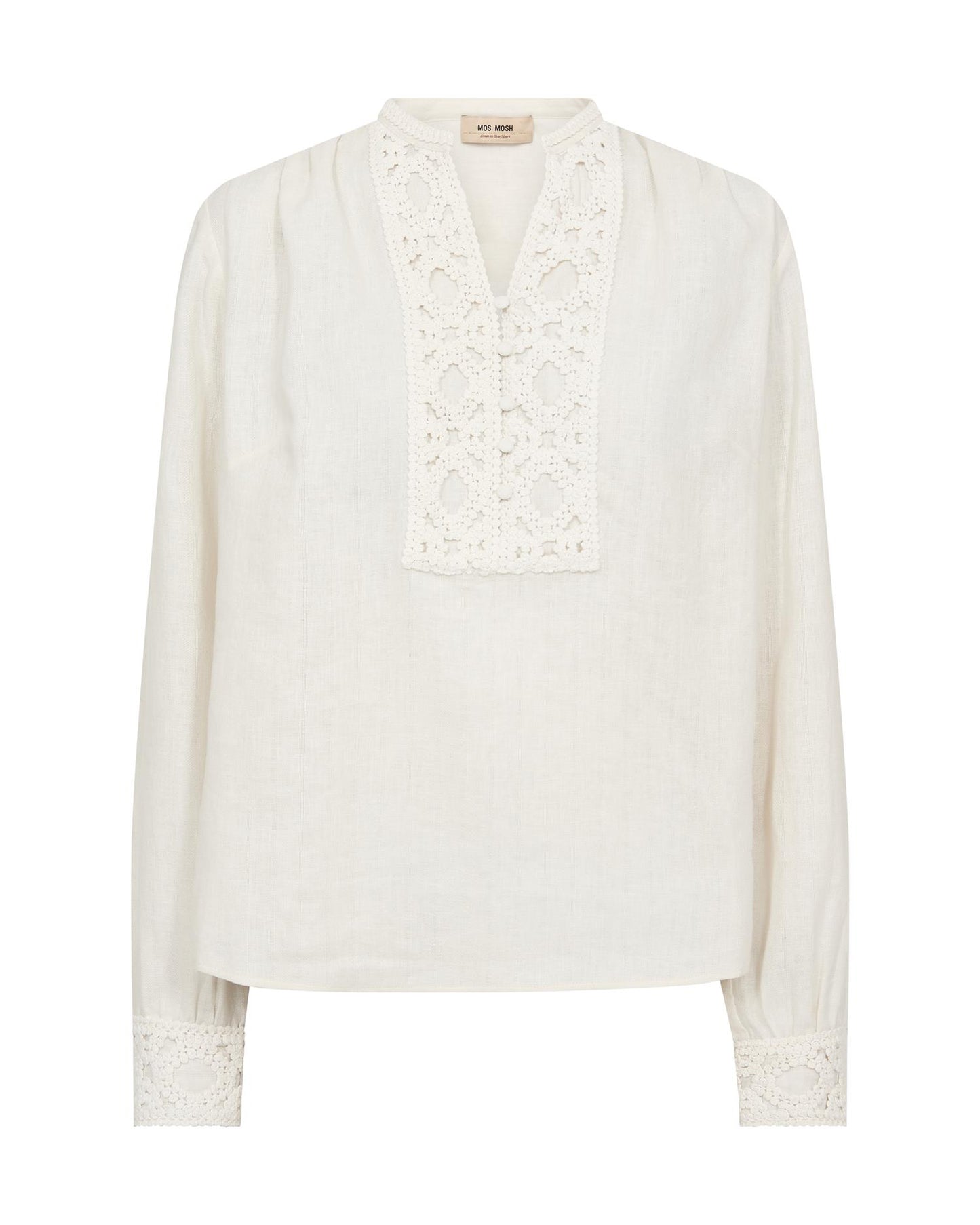 Mos Mosh Evanda LS Blouse Ecru