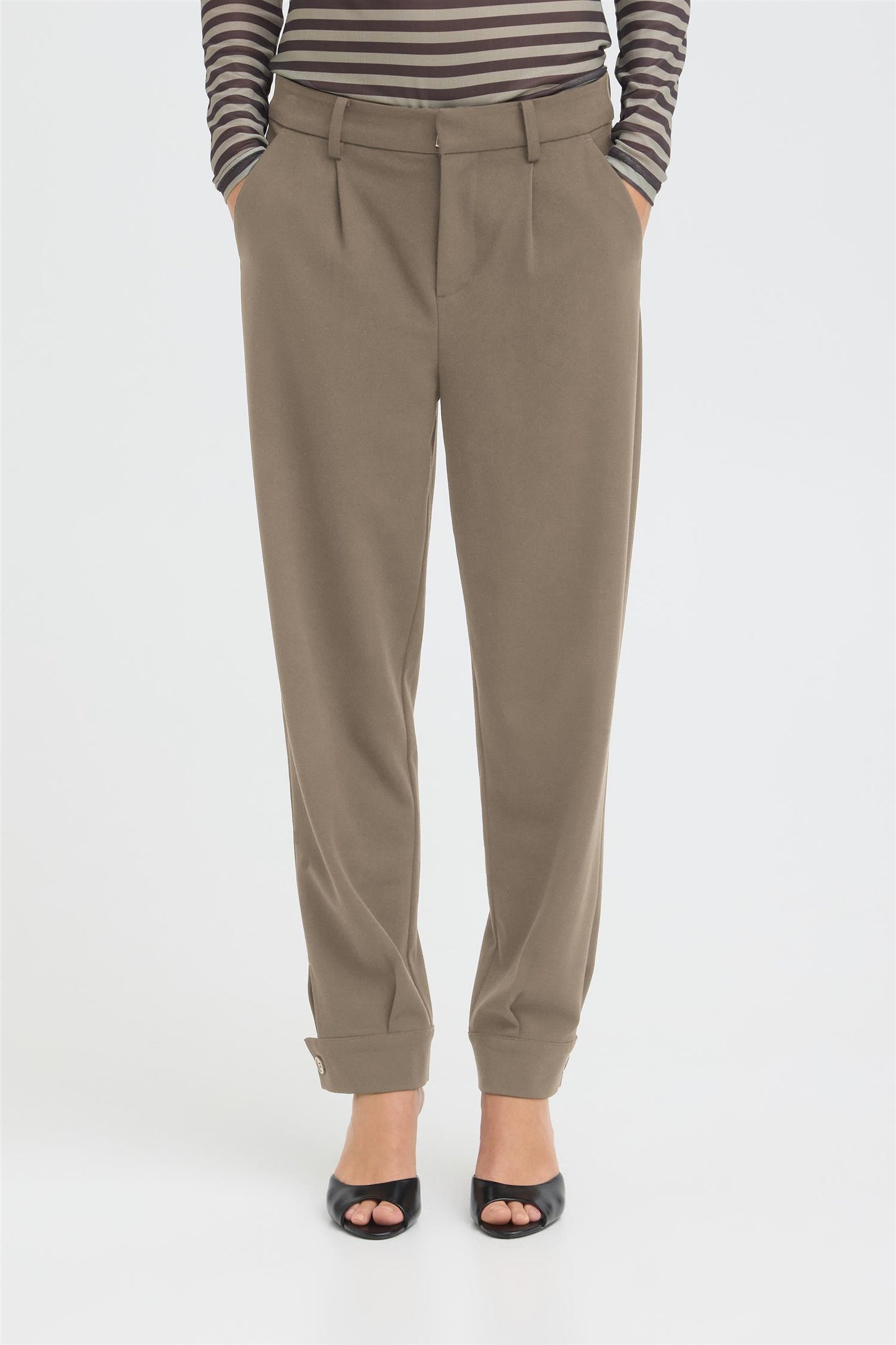 Pulz Leonora HW Pant Walnut