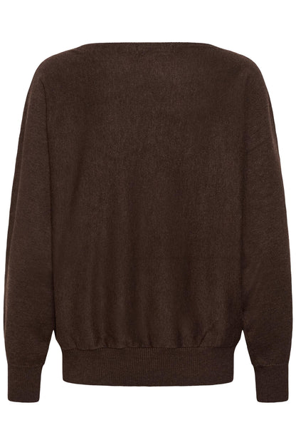 Culture AnneMarie Batwing Jumper Coffee Bean
