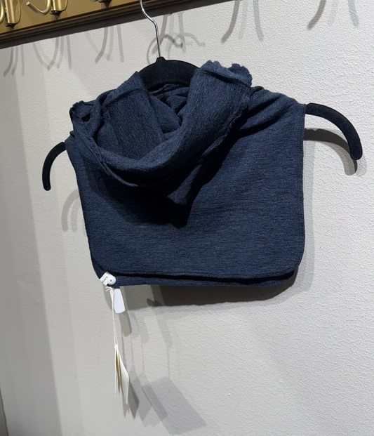 By Basics 1028 Neck Warmer Midnight Blue Melange