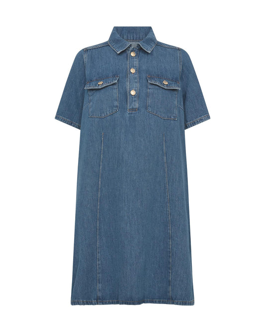Mos Mosh Biba East Dress Mid Blue