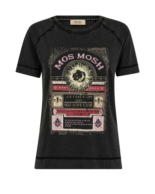 Mos Mosh Abney O-SS Tee Black