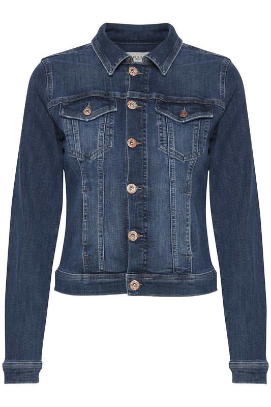 Pulz Sira Jacket Dark Blue Denim