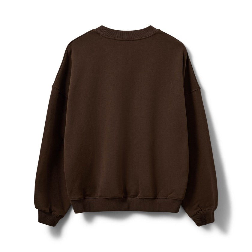 Sofie Schnoor Sofie Schnoor Paros oversize sweatshirt mørk brun