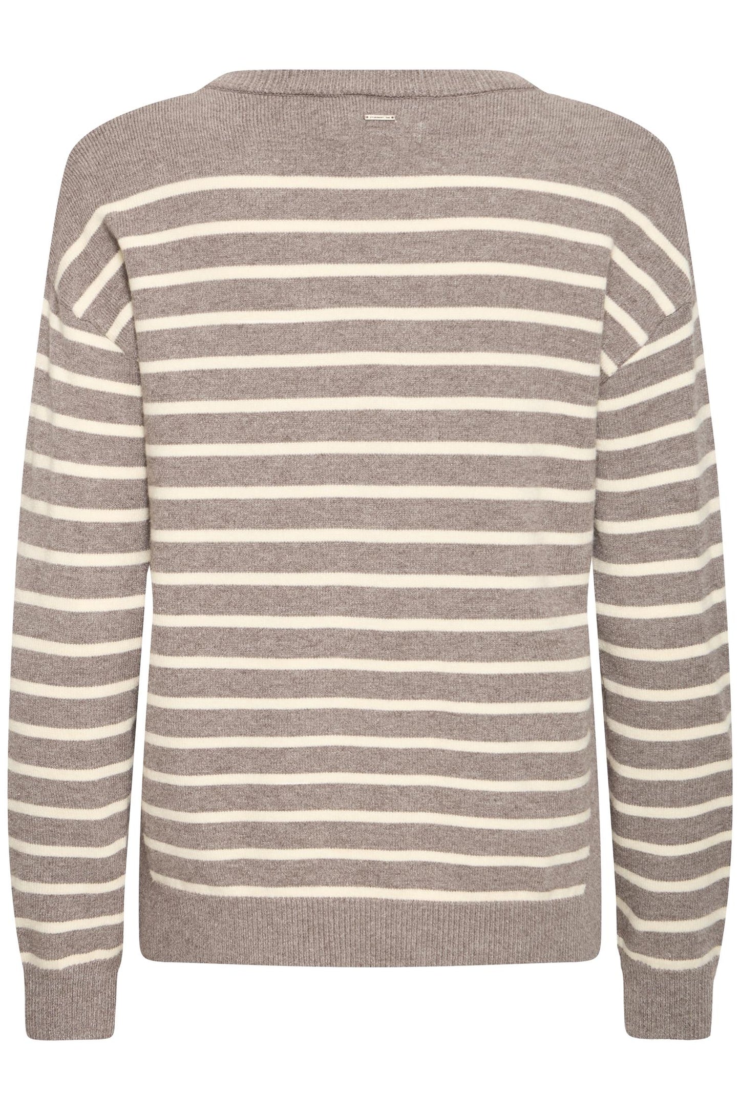Pulz Steffi Stripe Pullover Chocolate