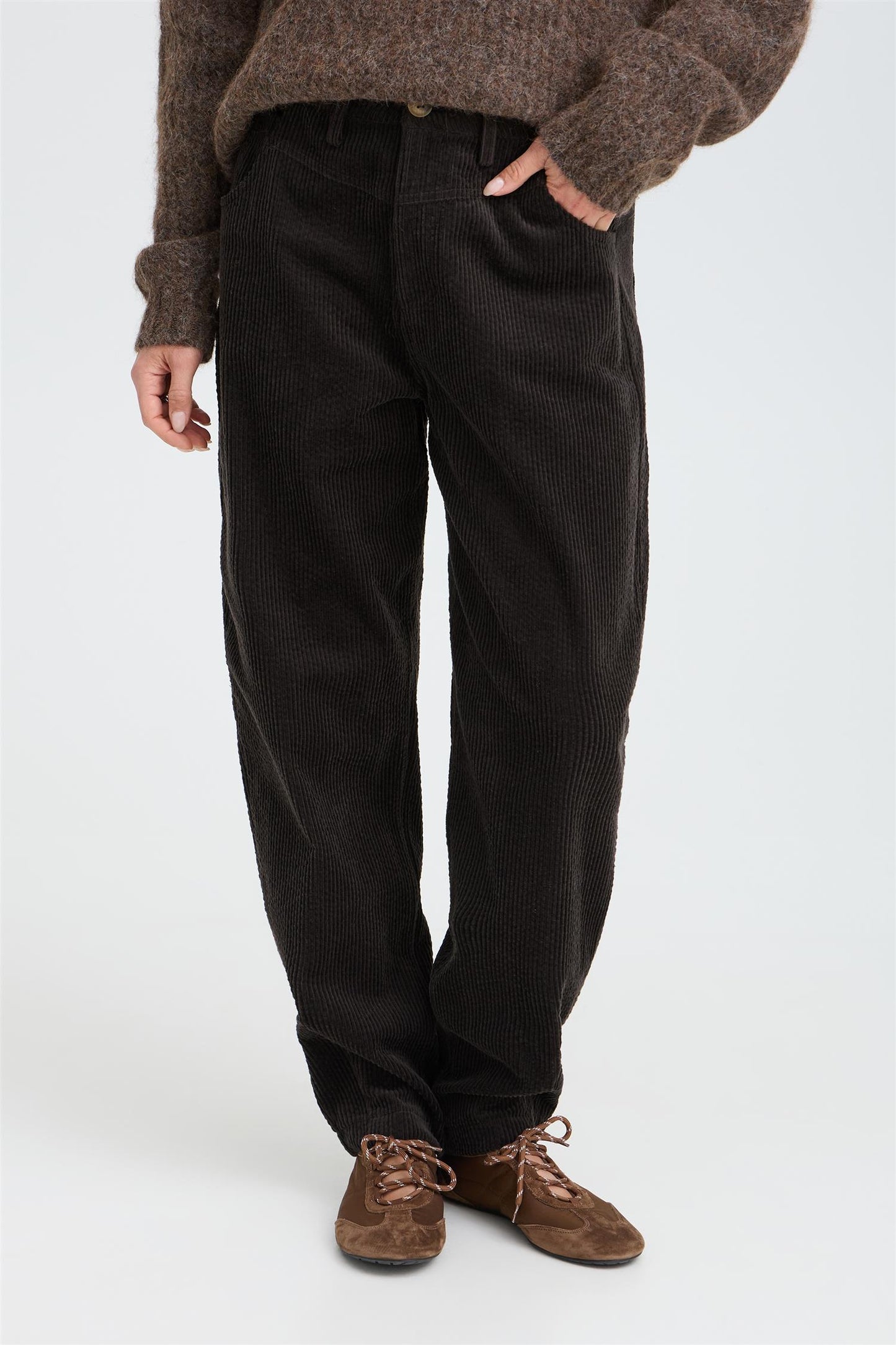 Pulz Essy Pant Tapered Espresso