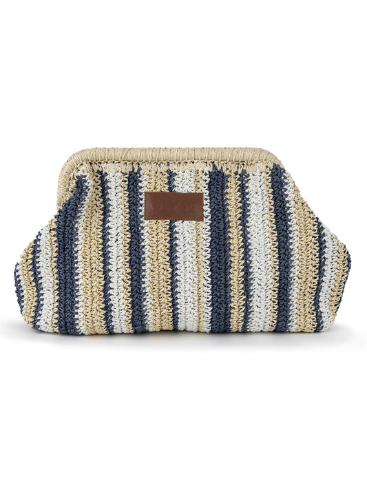 Close to my Heart Raffia Clutch Safari Blue
