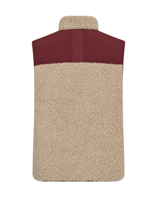 Mos Mosh Rowe Eli Teddy Vest Cabernet