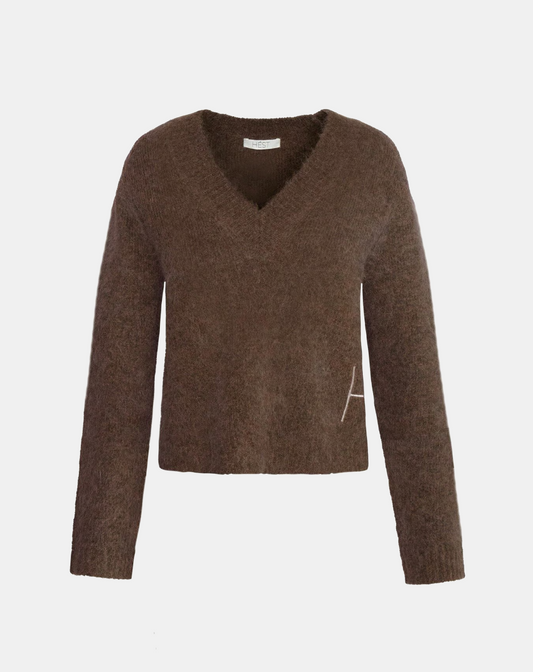 HÉST Pernille Sweater Dark Earth