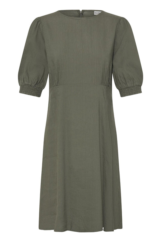Pulz Luca SS Dress Deep Lichen Green