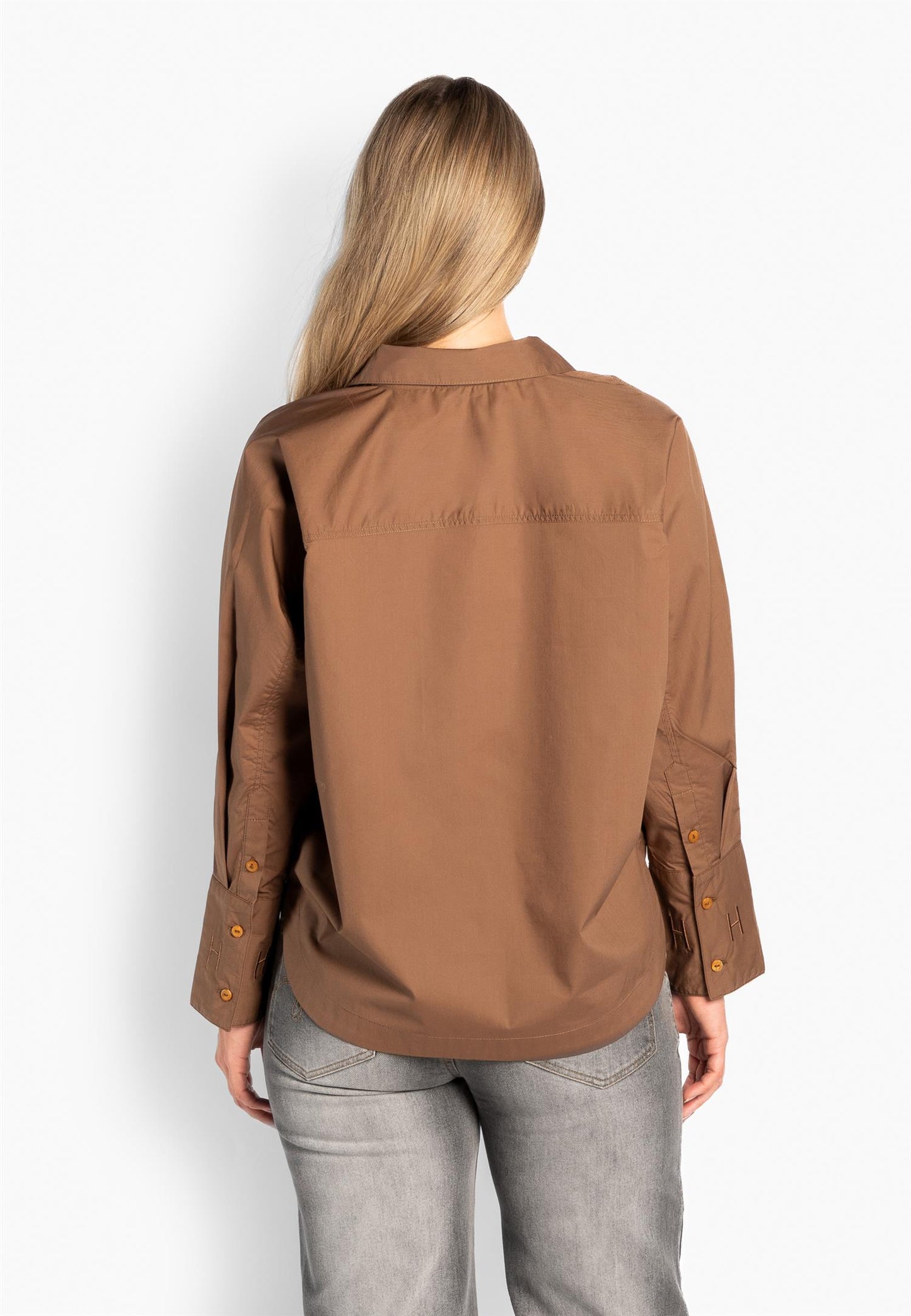 HÉST Miriam Shirt Dark Earth