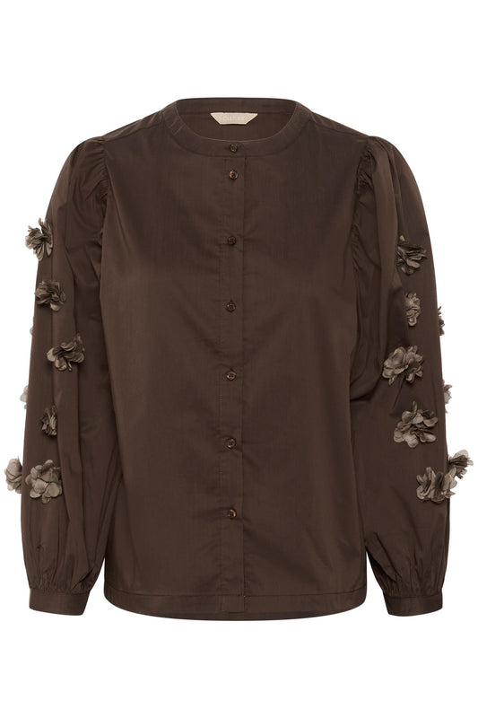 Culture Elna Antoinett Shirt Coffe Bean