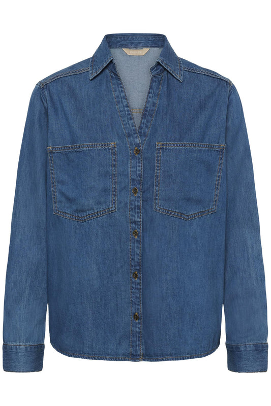 Culture Mola Arpa Shirt Dark Blue Wash