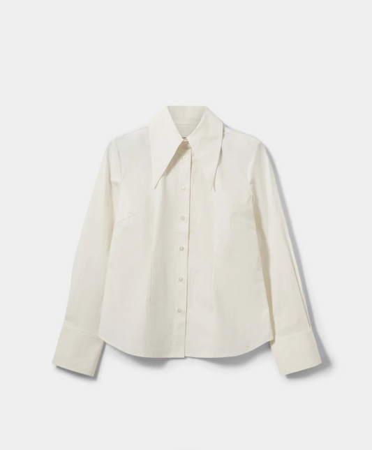 Sofie Schnoor Wildis Fitted Poplin Shirt Off White