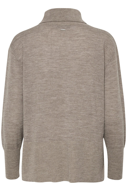 Pulz Sadie Rollneck Fossil Melange