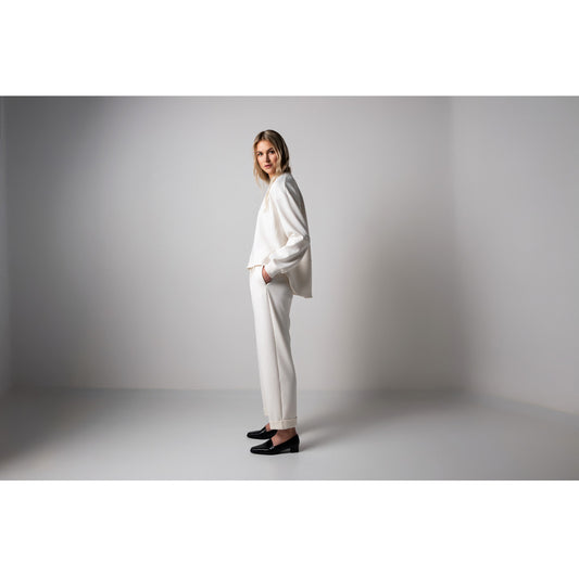 Close to my Heart Kim Relax Pant Offwhite
