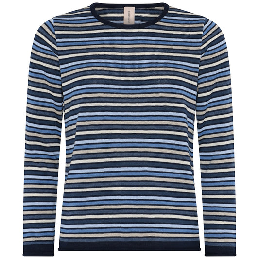 Skovhuus Bluse Langarm Marine Blue