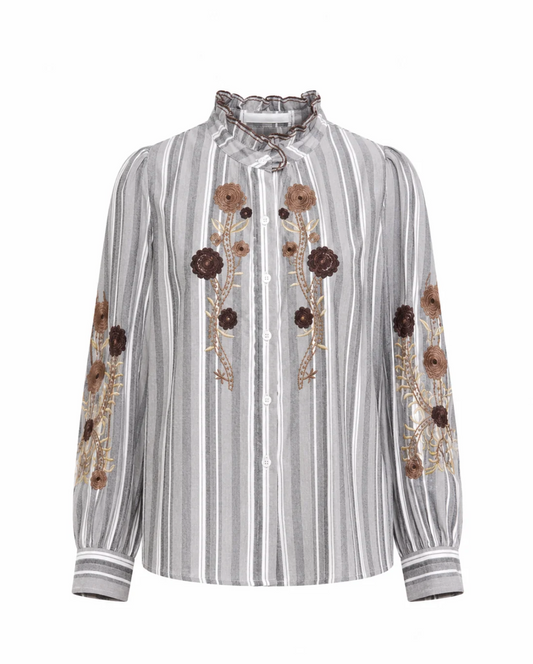 Lecoco Beata Blouse Coffee