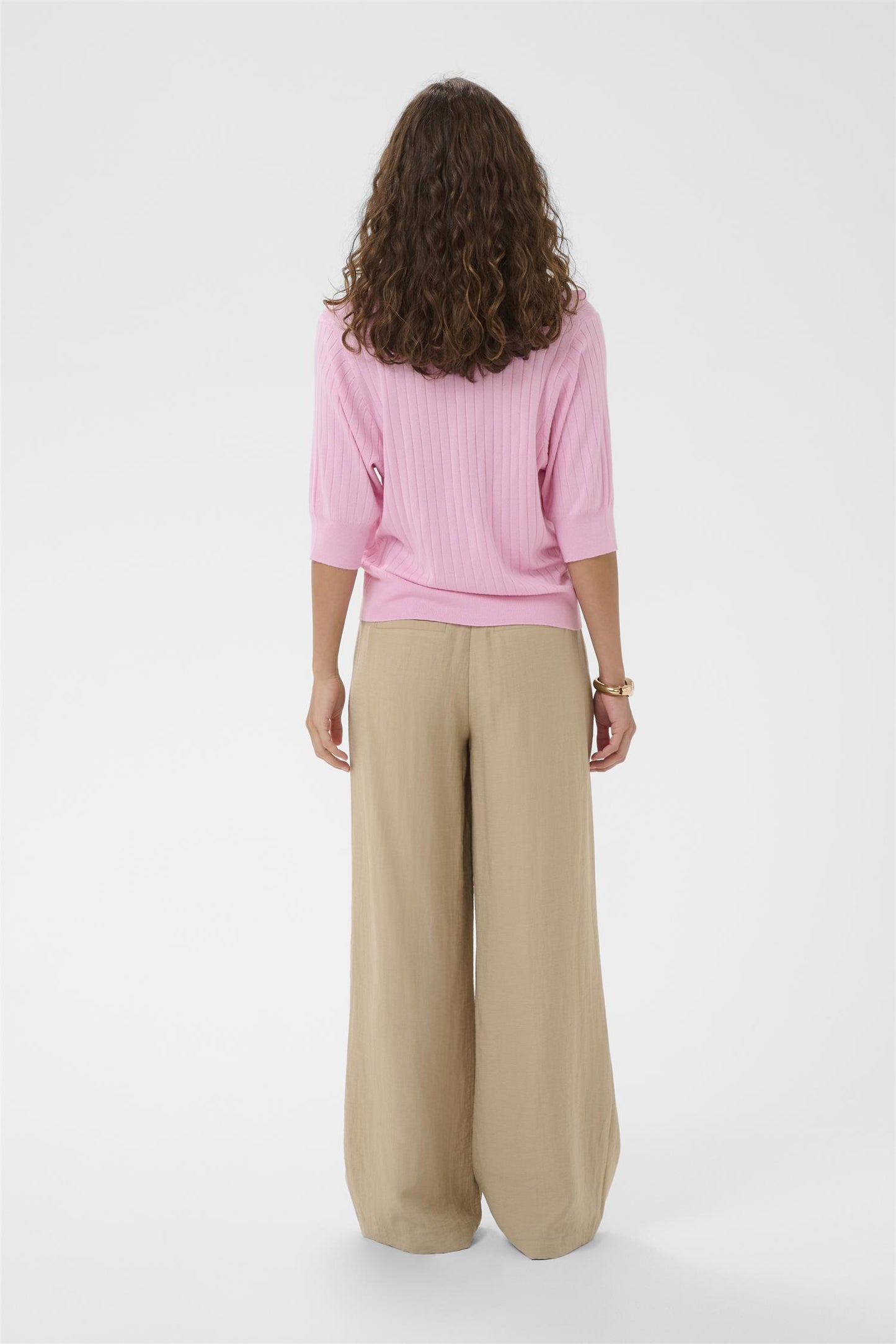 Culture Sophi Annemette SS Polo Lilac Sachet