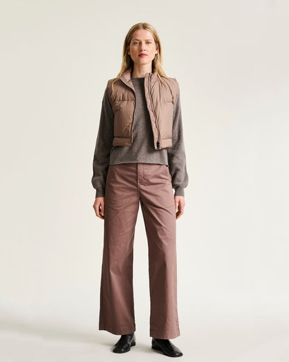 Bitte Kai Rand Feather Down Waistcoat Brown