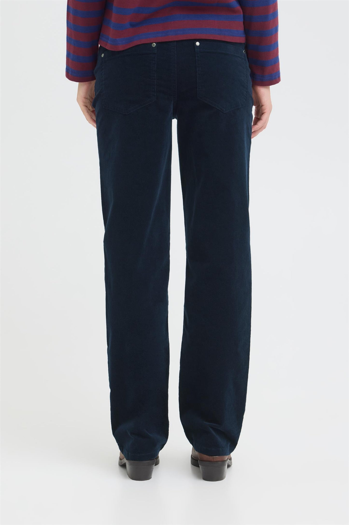 Pulz Sally Pant Straigt Leg Dark Sapphire