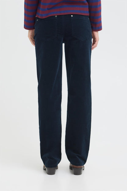 Pulz Sally Pant Straigt Leg Dark Sapphire