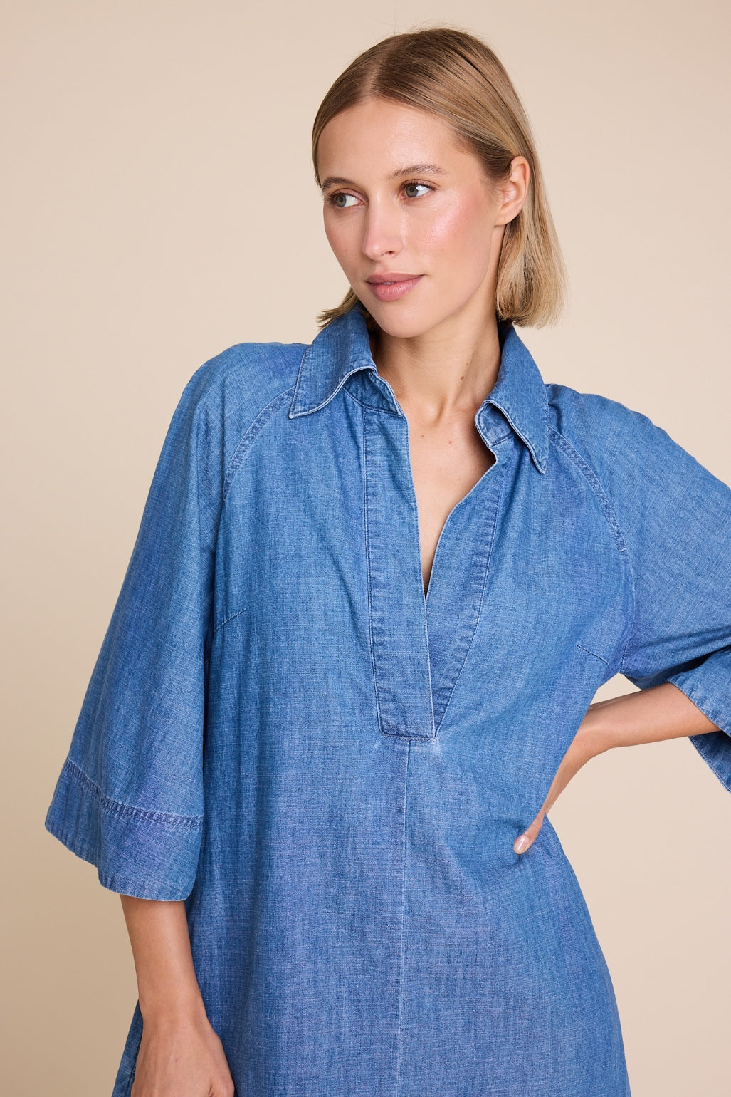 Line of Oslo Momo Kjole Denim