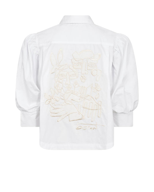 Mos Mosh Adjao Bernat Shirt White