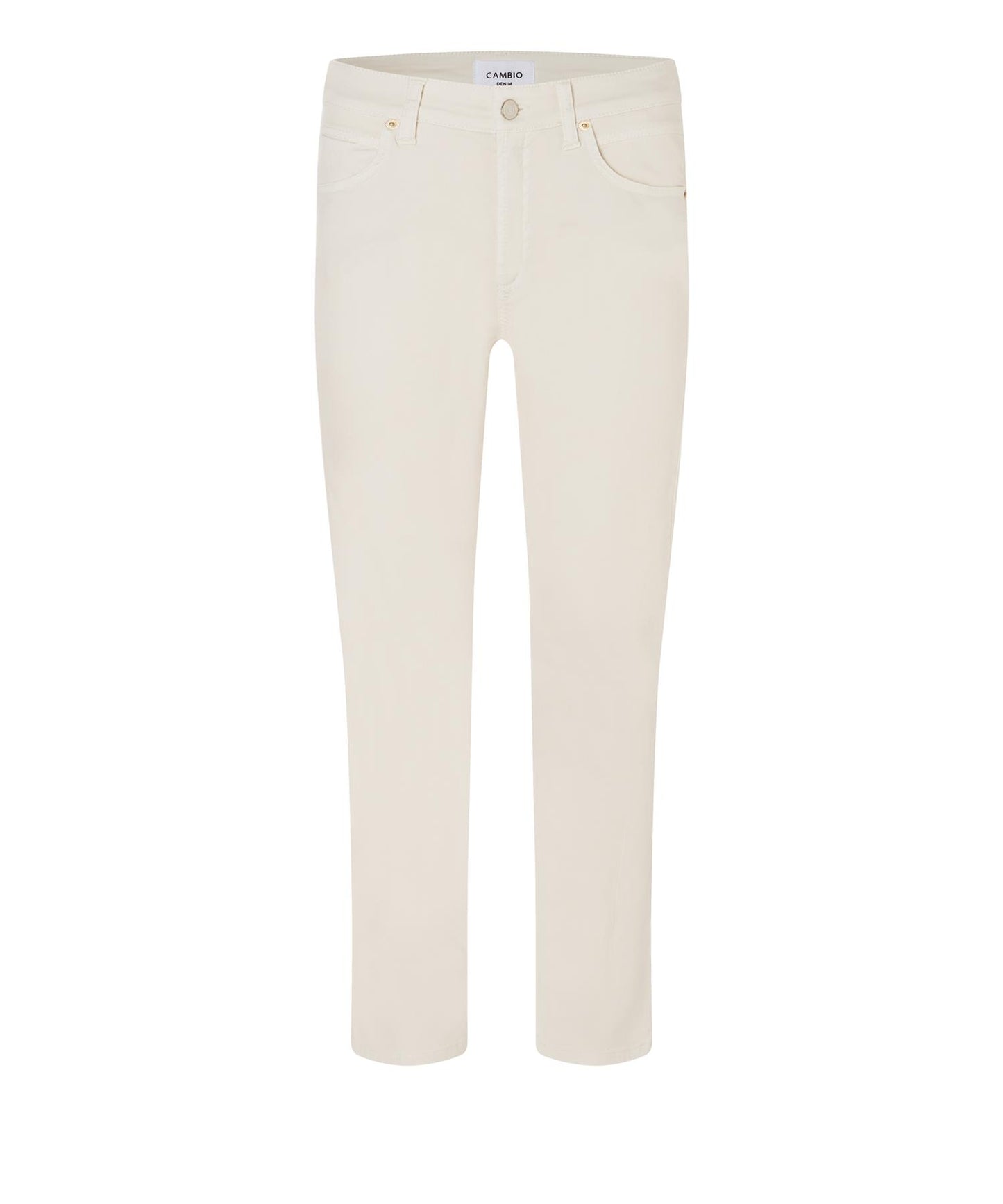 Cambio Piper Cropped Pure Chalk