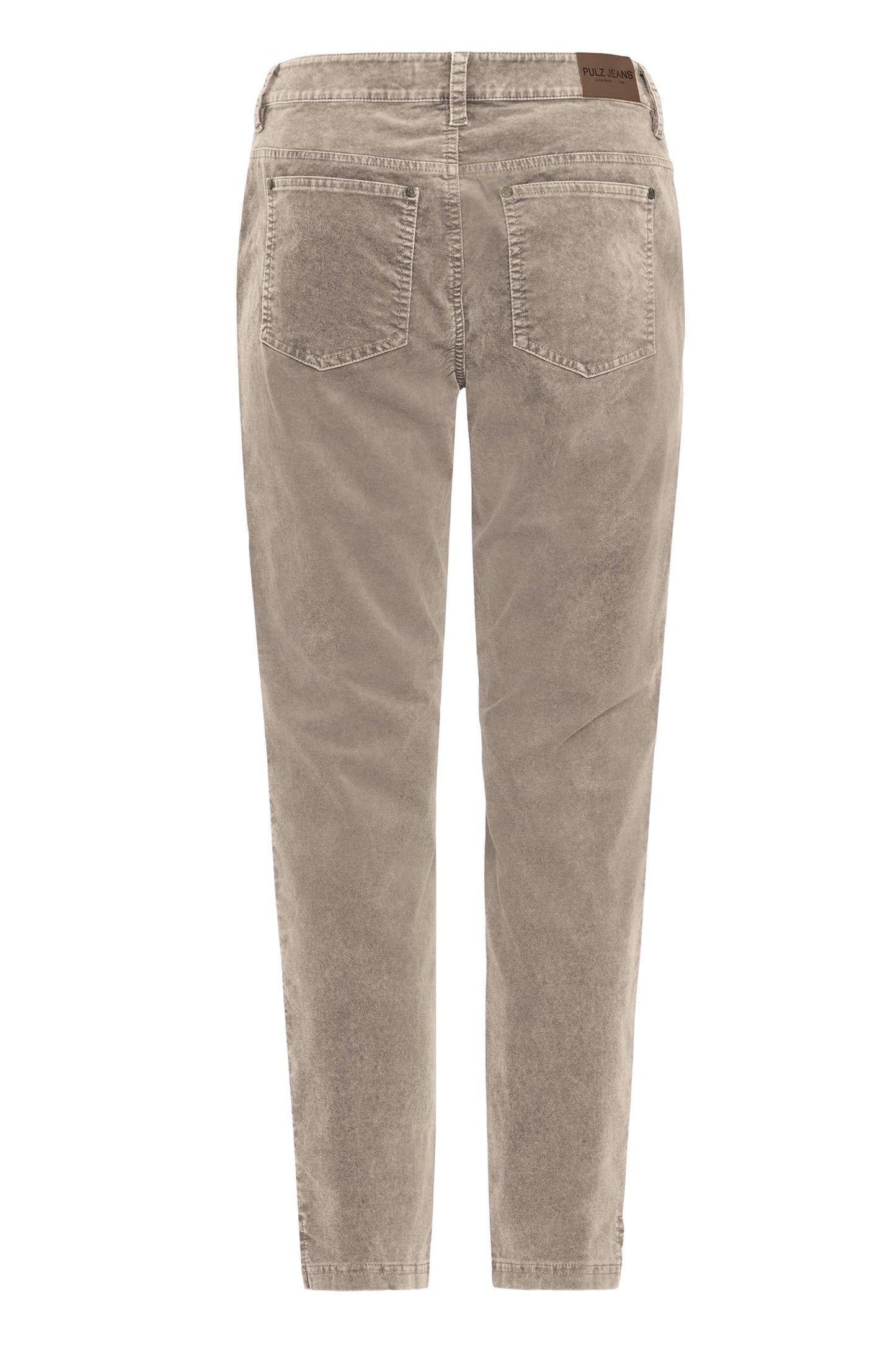 Pulz Fiba HW Pant Skinny Leg Walnut
