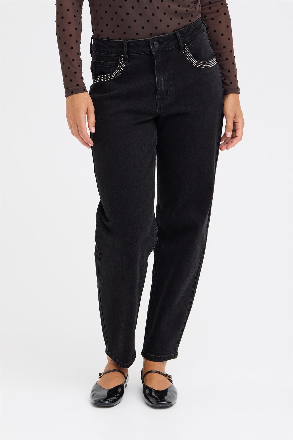 Pulz Felizia HW Jeans Black Denim