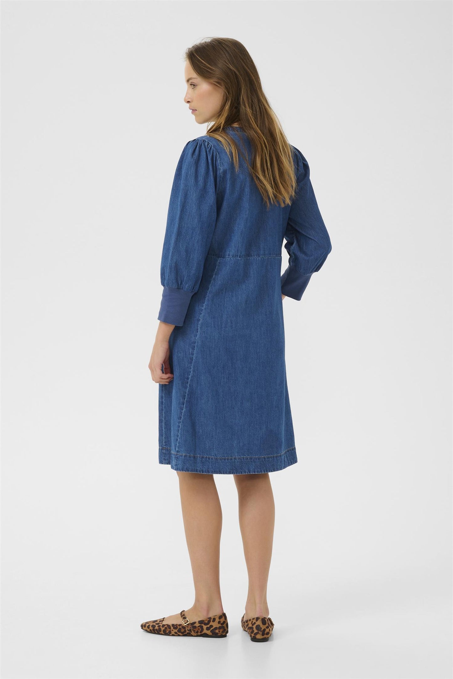 Culture Arpa Short Dress Dark Blue Wash