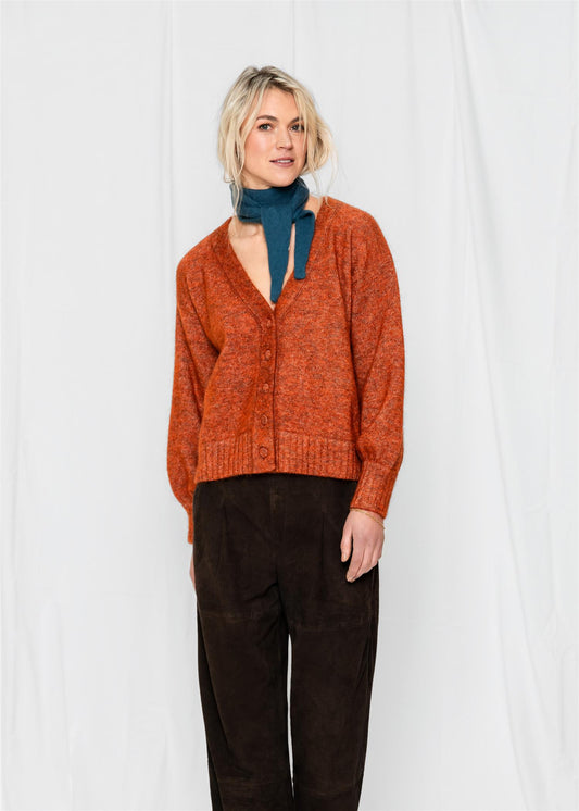 Close to my Heart Sally Cardigan Orange Jam