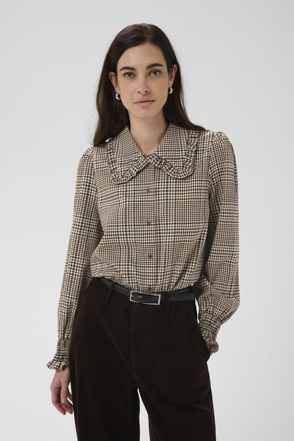 Culture Birsen Shirt Black Check