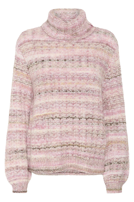 Culture Marble Rollneck Pink Mix