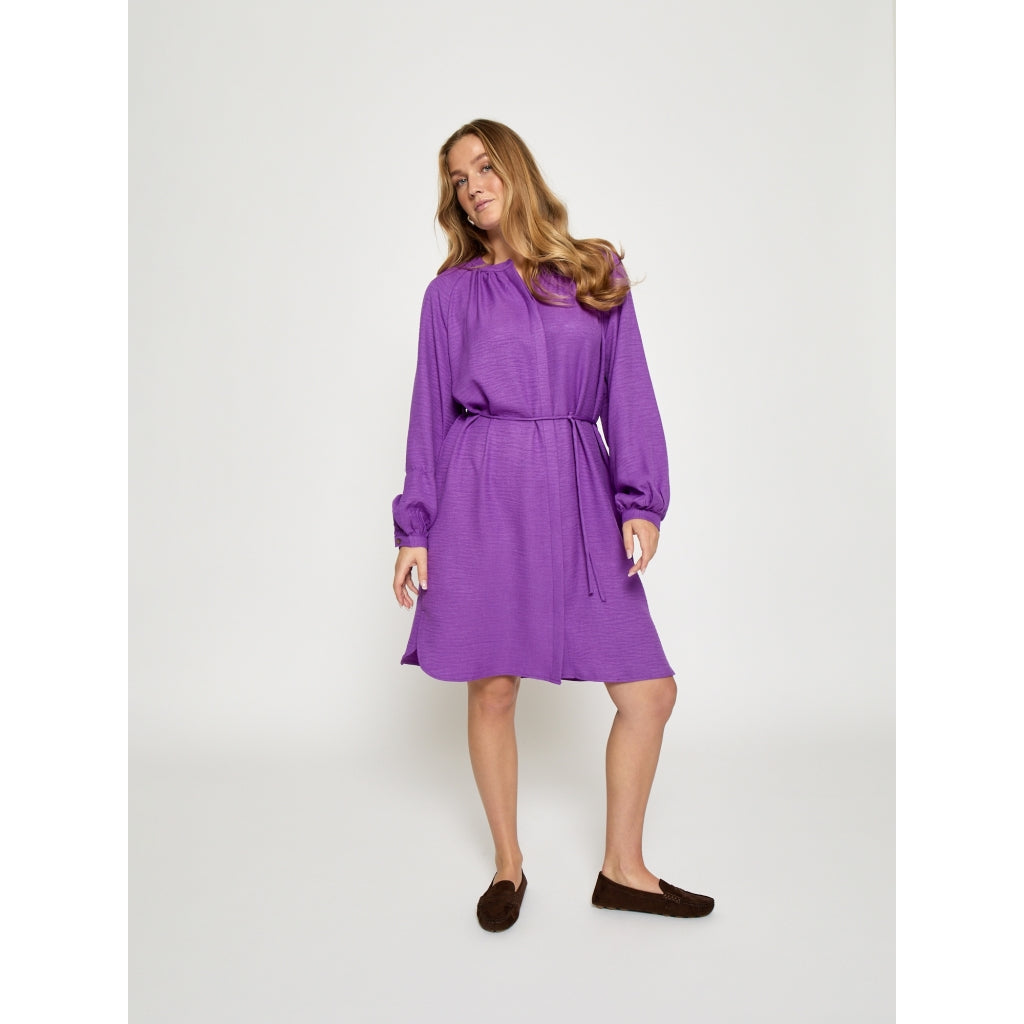 Peppercorn Gaby Shirt Dress Dewberry Lilac