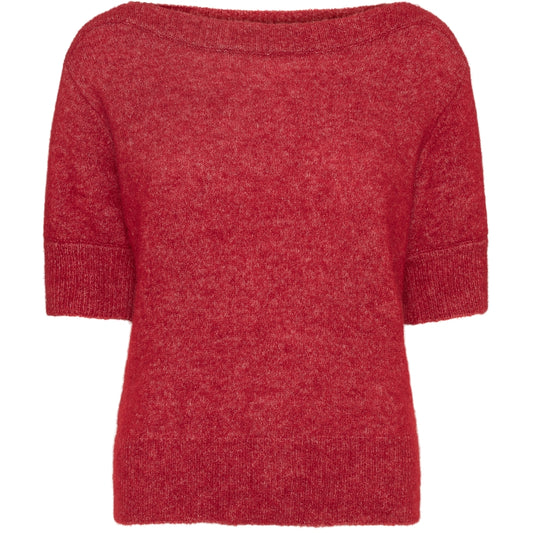 Rah Oslo Boat Neck T Shirt Red
