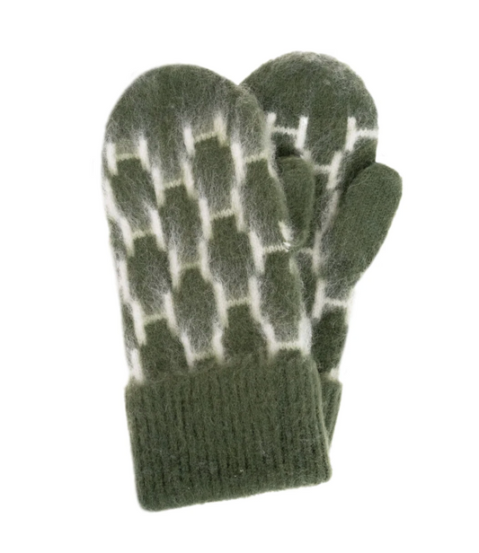 HÉST Gera Mittens Winter Moss
