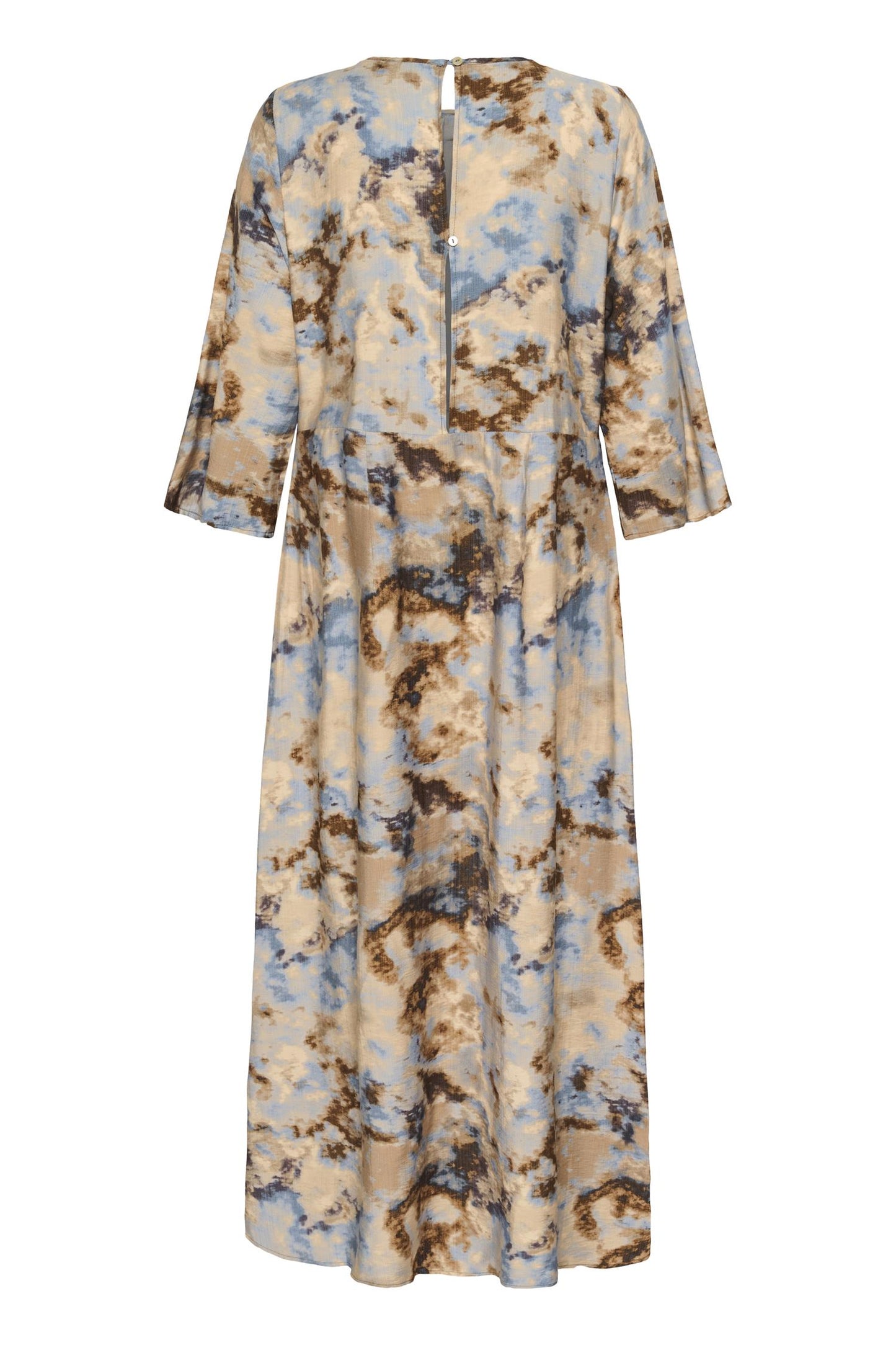 Culture Hizzy Greece Long Dress Brown/Blue