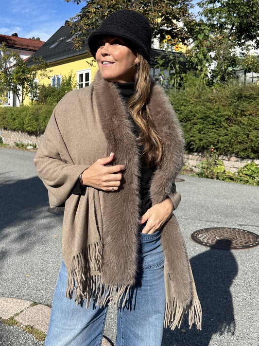 Noma Jackie Ullskjerf Taupe