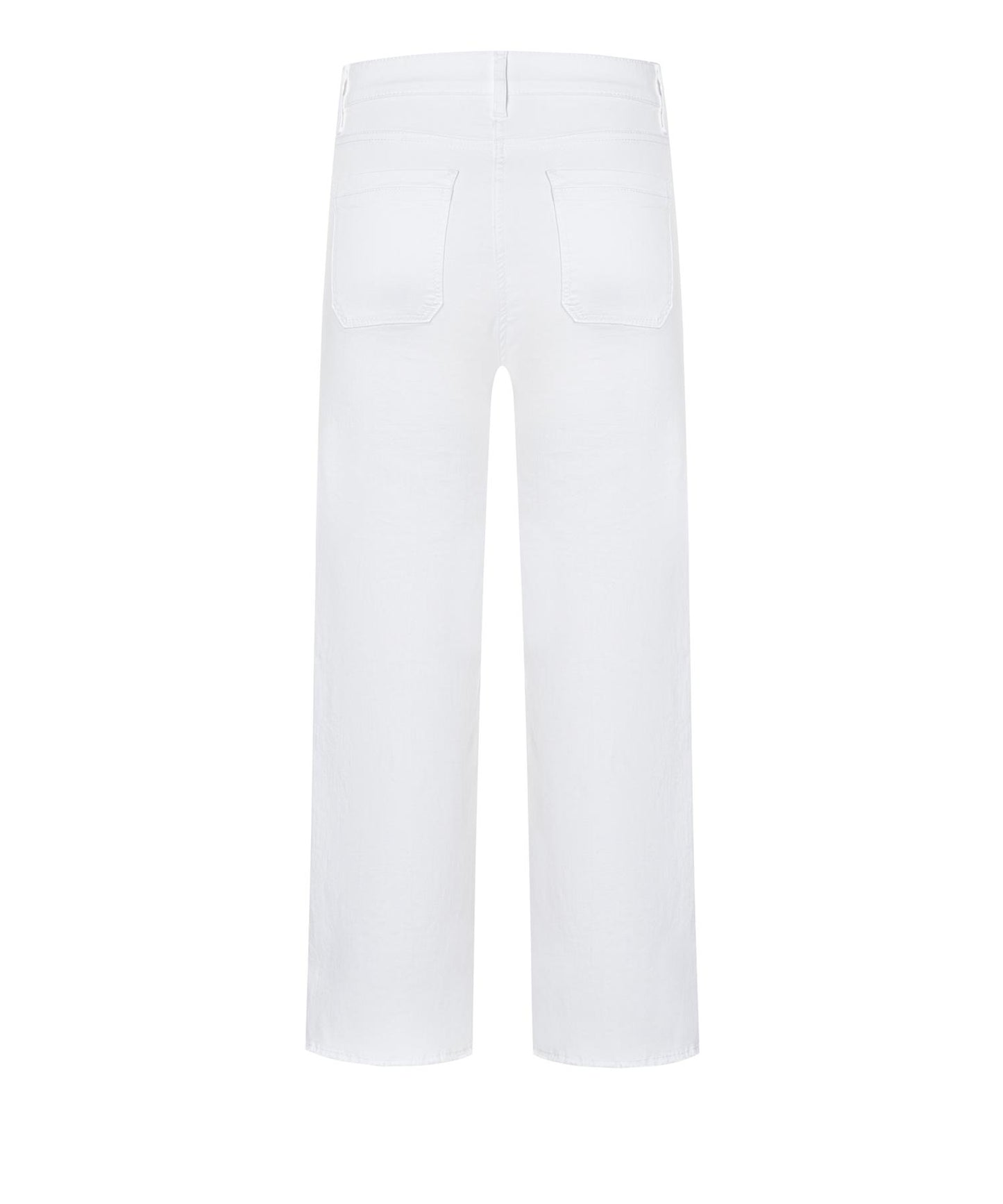 Cambio Tess Pocket Cropped Modern White